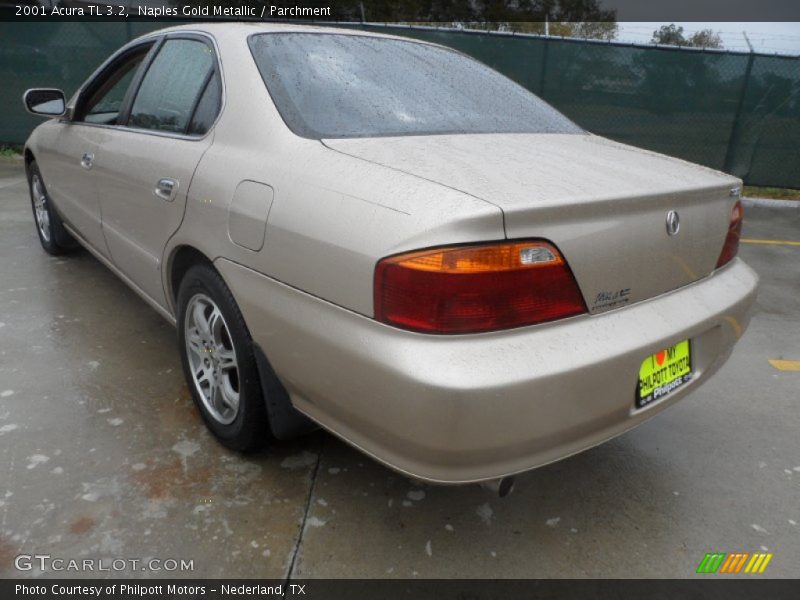 Naples Gold Metallic / Parchment 2001 Acura TL 3.2