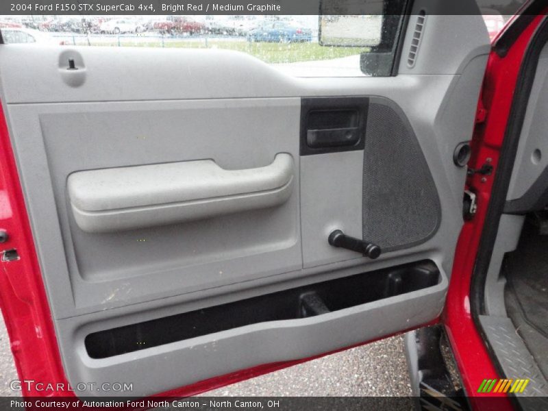 Bright Red / Medium Graphite 2004 Ford F150 STX SuperCab 4x4