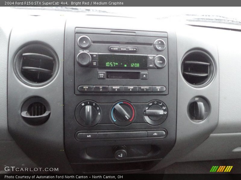 Bright Red / Medium Graphite 2004 Ford F150 STX SuperCab 4x4