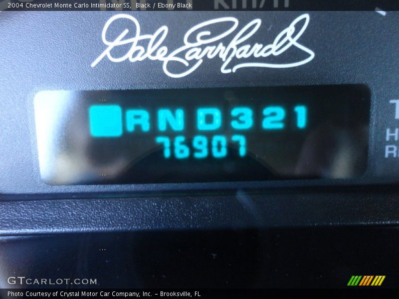 Black / Ebony Black 2004 Chevrolet Monte Carlo Intimidator SS