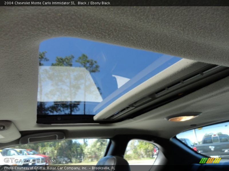 Sunroof of 2004 Monte Carlo Intimidator SS