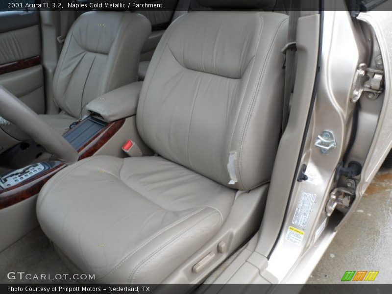 Naples Gold Metallic / Parchment 2001 Acura TL 3.2