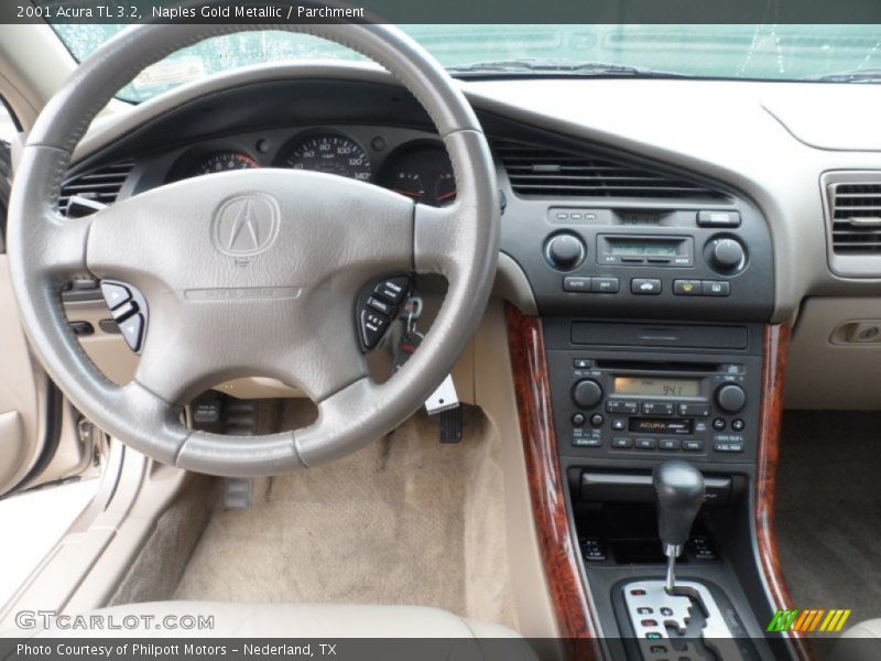 Naples Gold Metallic / Parchment 2001 Acura TL 3.2