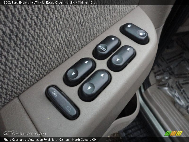 Estate Green Metallic / Midnight Grey 2002 Ford Explorer XLT 4x4