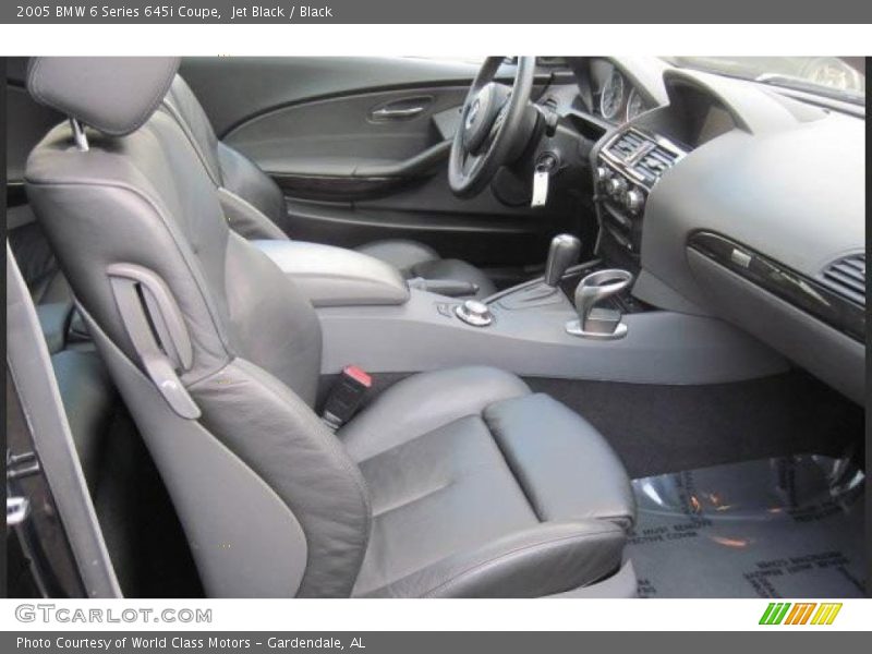 Jet Black / Black 2005 BMW 6 Series 645i Coupe