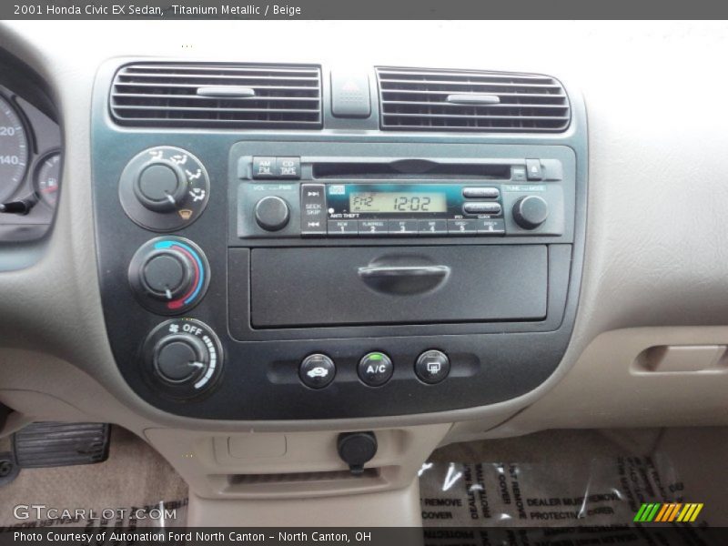 Controls of 2001 Civic EX Sedan