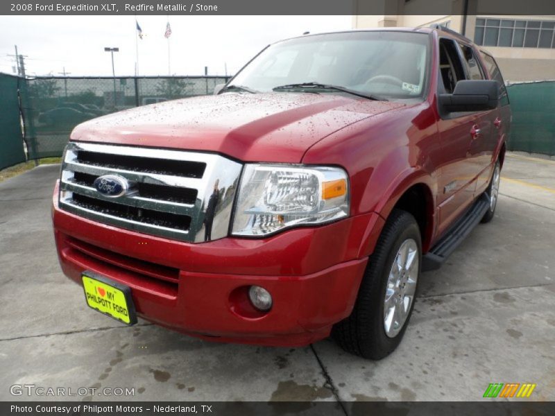 Redfire Metallic / Stone 2008 Ford Expedition XLT