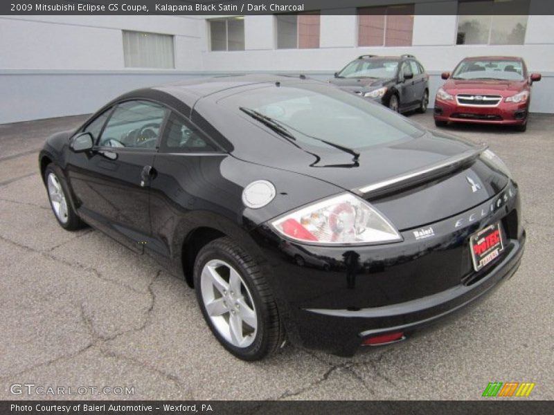 Kalapana Black Satin / Dark Charcoal 2009 Mitsubishi Eclipse GS Coupe