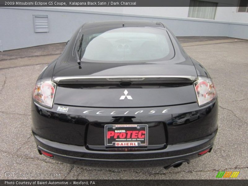 Kalapana Black Satin / Dark Charcoal 2009 Mitsubishi Eclipse GS Coupe