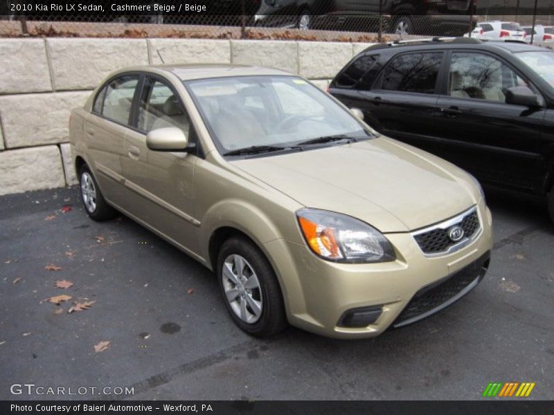 Cashmere Beige / Beige 2010 Kia Rio LX Sedan
