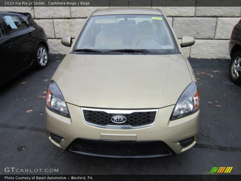 Cashmere Beige / Beige 2010 Kia Rio LX Sedan
