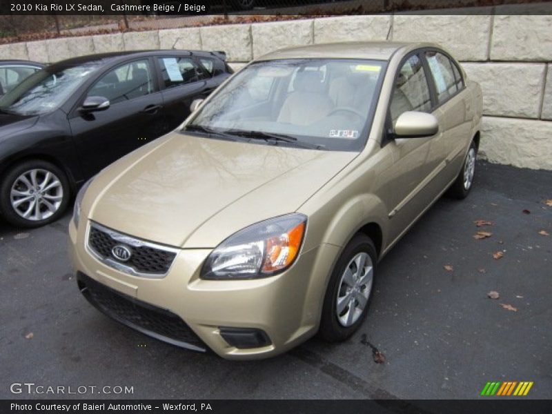 Cashmere Beige / Beige 2010 Kia Rio LX Sedan