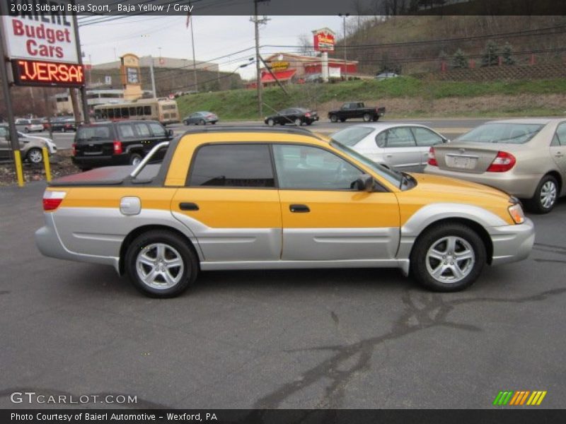 Baja Yellow / Gray 2003 Subaru Baja Sport