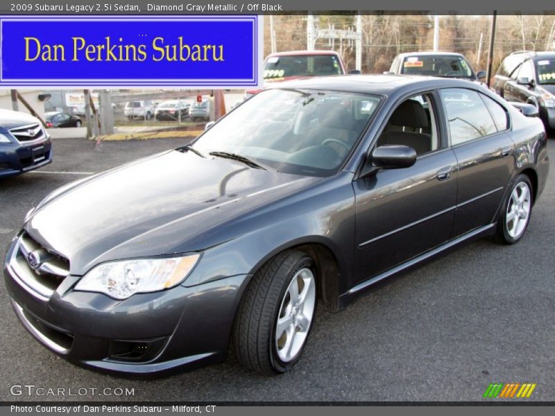 Diamond Gray Metallic / Off Black 2009 Subaru Legacy 2.5i Sedan