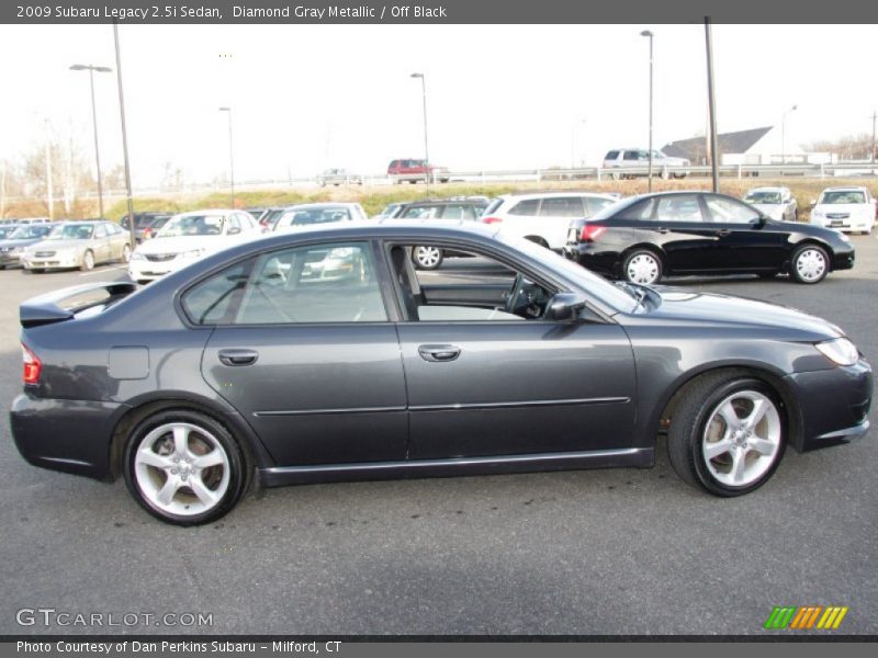 Diamond Gray Metallic / Off Black 2009 Subaru Legacy 2.5i Sedan