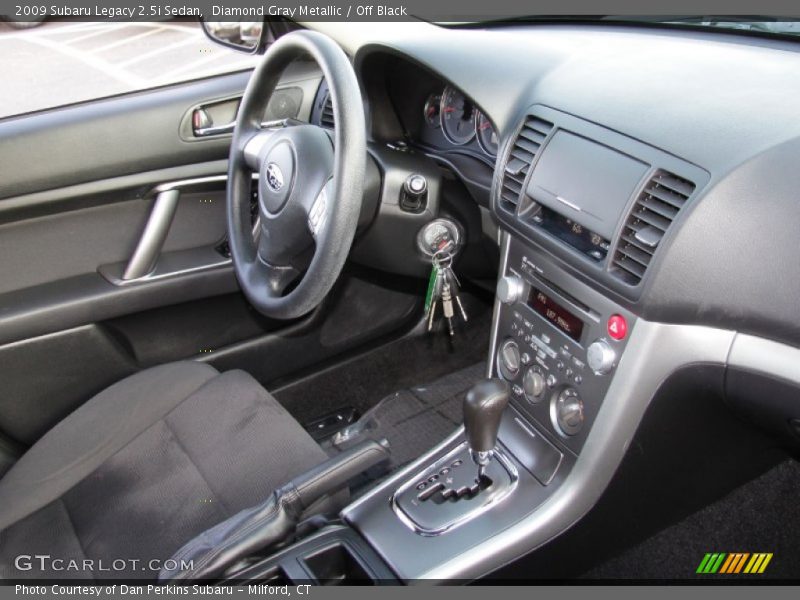 Diamond Gray Metallic / Off Black 2009 Subaru Legacy 2.5i Sedan