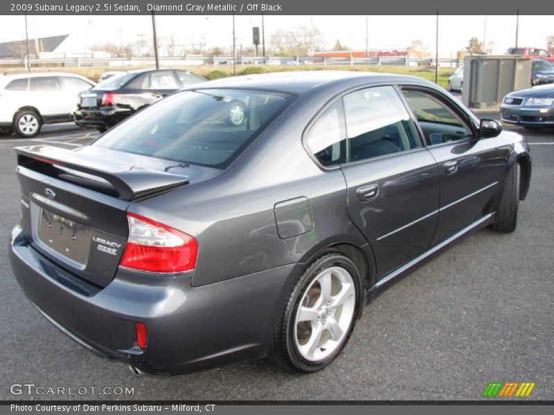 Diamond Gray Metallic / Off Black 2009 Subaru Legacy 2.5i Sedan