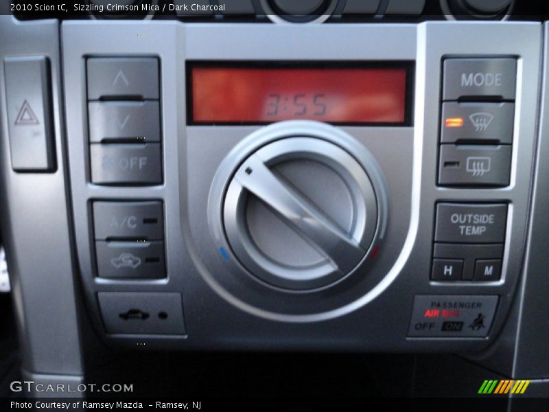 Sizzling Crimson Mica / Dark Charcoal 2010 Scion tC