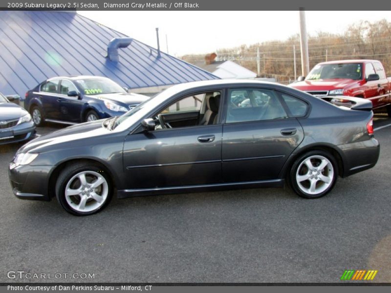 Diamond Gray Metallic / Off Black 2009 Subaru Legacy 2.5i Sedan