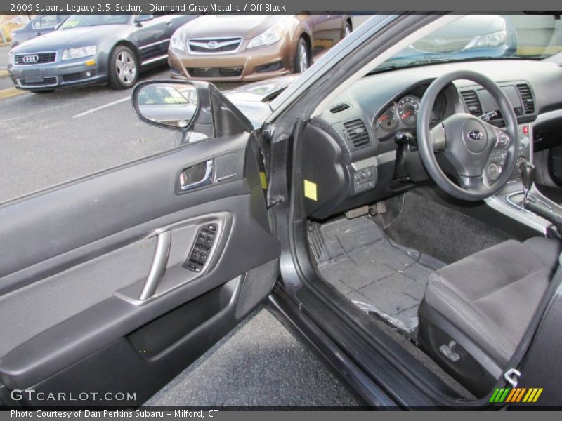 Diamond Gray Metallic / Off Black 2009 Subaru Legacy 2.5i Sedan