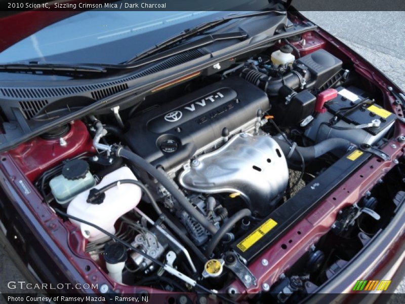 Sizzling Crimson Mica / Dark Charcoal 2010 Scion tC