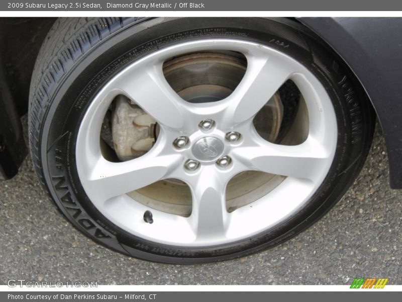 Diamond Gray Metallic / Off Black 2009 Subaru Legacy 2.5i Sedan