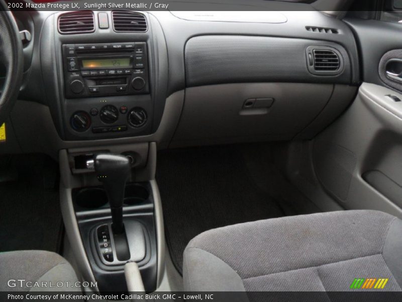 Sunlight Silver Metallic / Gray 2002 Mazda Protege LX