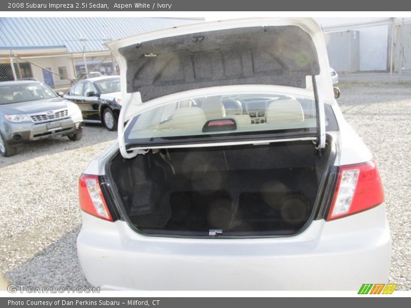 Aspen White / Ivory 2008 Subaru Impreza 2.5i Sedan