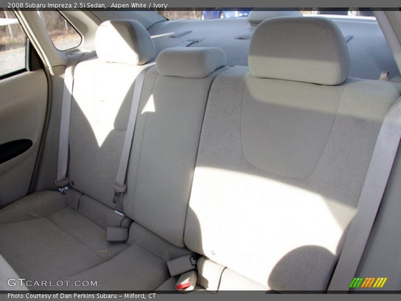 Aspen White / Ivory 2008 Subaru Impreza 2.5i Sedan