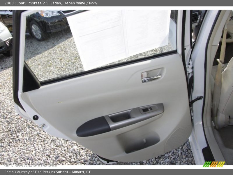 Aspen White / Ivory 2008 Subaru Impreza 2.5i Sedan