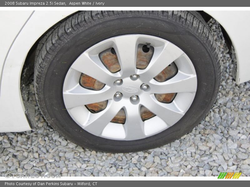 Aspen White / Ivory 2008 Subaru Impreza 2.5i Sedan