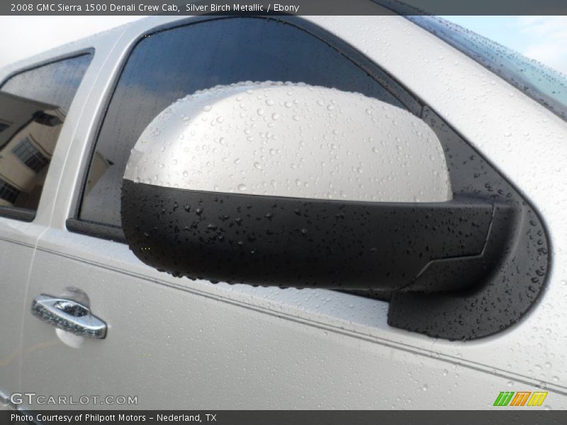Silver Birch Metallic / Ebony 2008 GMC Sierra 1500 Denali Crew Cab