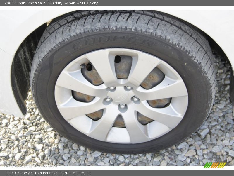 Aspen White / Ivory 2008 Subaru Impreza 2.5i Sedan