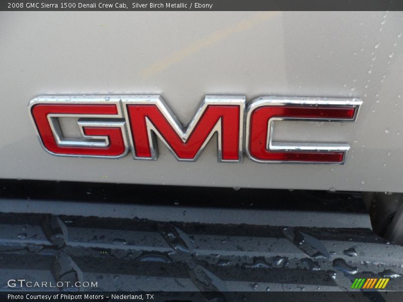Silver Birch Metallic / Ebony 2008 GMC Sierra 1500 Denali Crew Cab