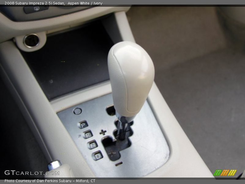 Aspen White / Ivory 2008 Subaru Impreza 2.5i Sedan
