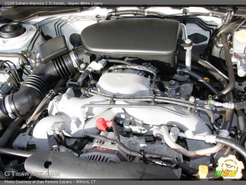 Aspen White / Ivory 2008 Subaru Impreza 2.5i Sedan