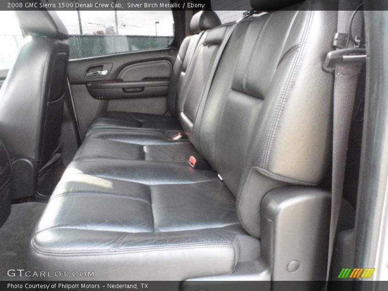 Silver Birch Metallic / Ebony 2008 GMC Sierra 1500 Denali Crew Cab