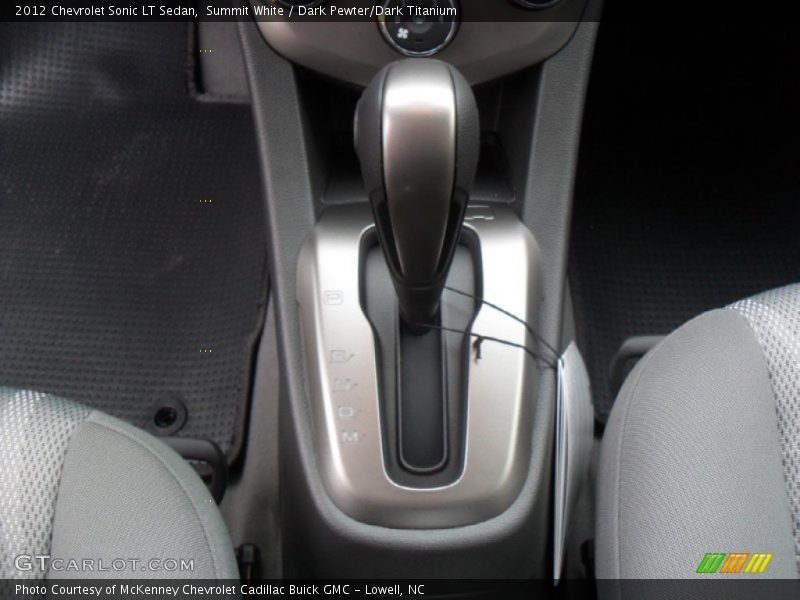 Summit White / Dark Pewter/Dark Titanium 2012 Chevrolet Sonic LT Sedan