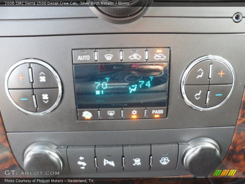 Silver Birch Metallic / Ebony 2008 GMC Sierra 1500 Denali Crew Cab