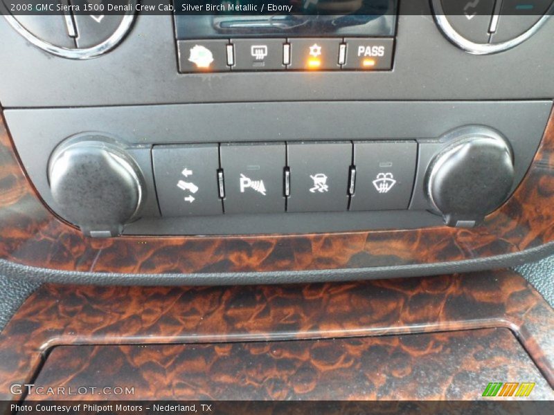 Silver Birch Metallic / Ebony 2008 GMC Sierra 1500 Denali Crew Cab