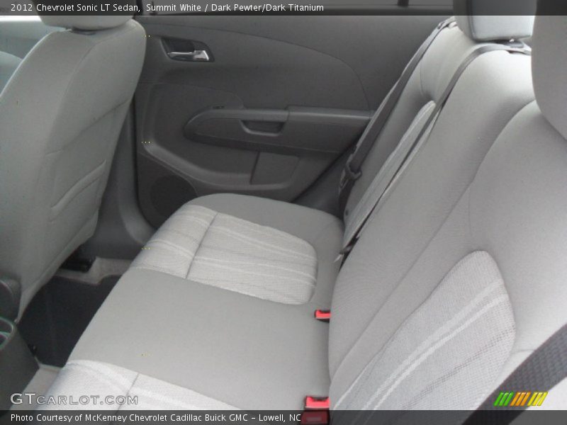 Summit White / Dark Pewter/Dark Titanium 2012 Chevrolet Sonic LT Sedan