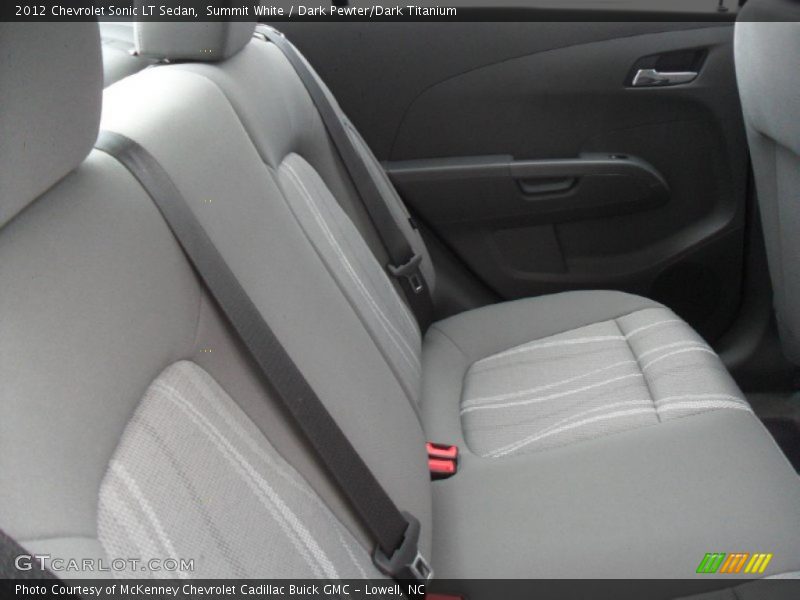 Summit White / Dark Pewter/Dark Titanium 2012 Chevrolet Sonic LT Sedan
