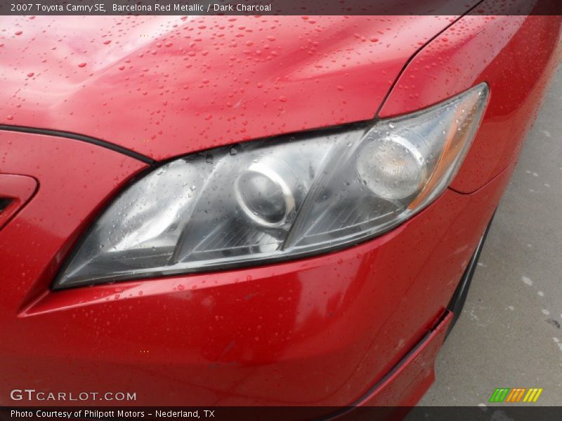 Barcelona Red Metallic / Dark Charcoal 2007 Toyota Camry SE