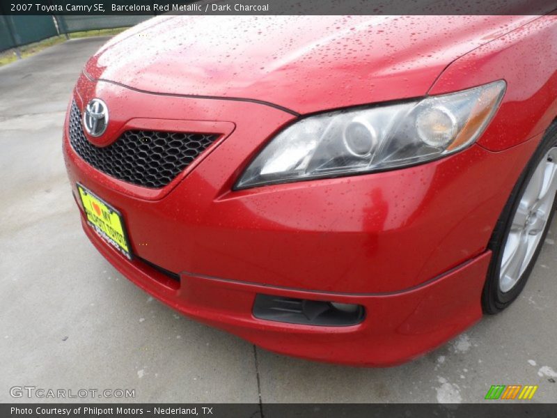 Barcelona Red Metallic / Dark Charcoal 2007 Toyota Camry SE