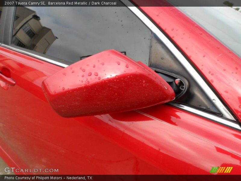Barcelona Red Metallic / Dark Charcoal 2007 Toyota Camry SE