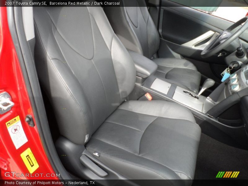 Barcelona Red Metallic / Dark Charcoal 2007 Toyota Camry SE
