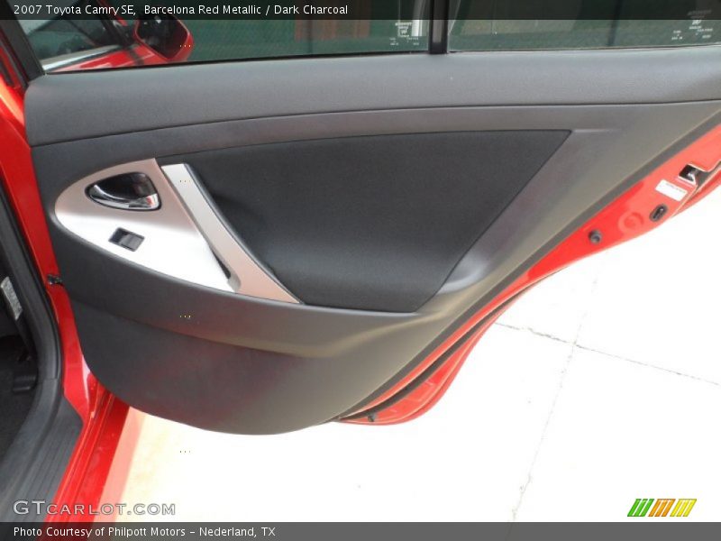 Barcelona Red Metallic / Dark Charcoal 2007 Toyota Camry SE