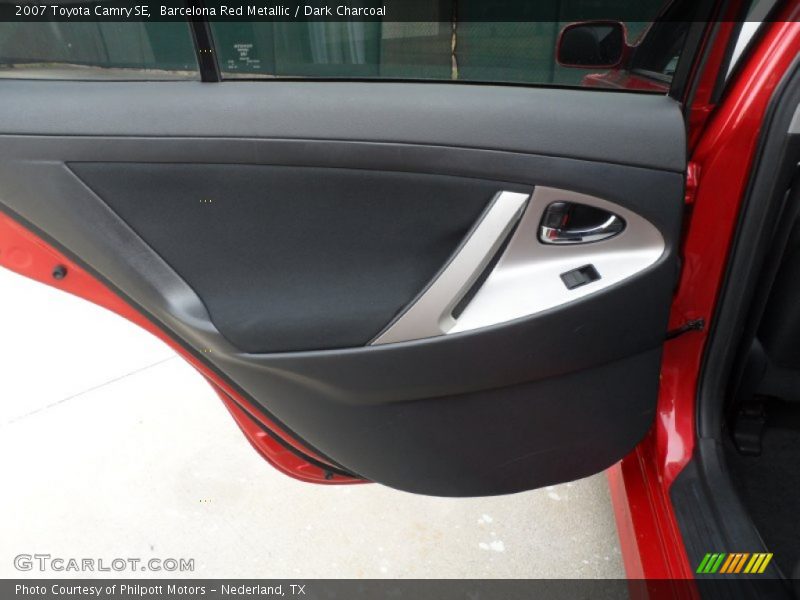 Barcelona Red Metallic / Dark Charcoal 2007 Toyota Camry SE