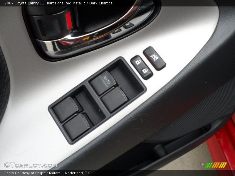 Barcelona Red Metallic / Dark Charcoal 2007 Toyota Camry SE