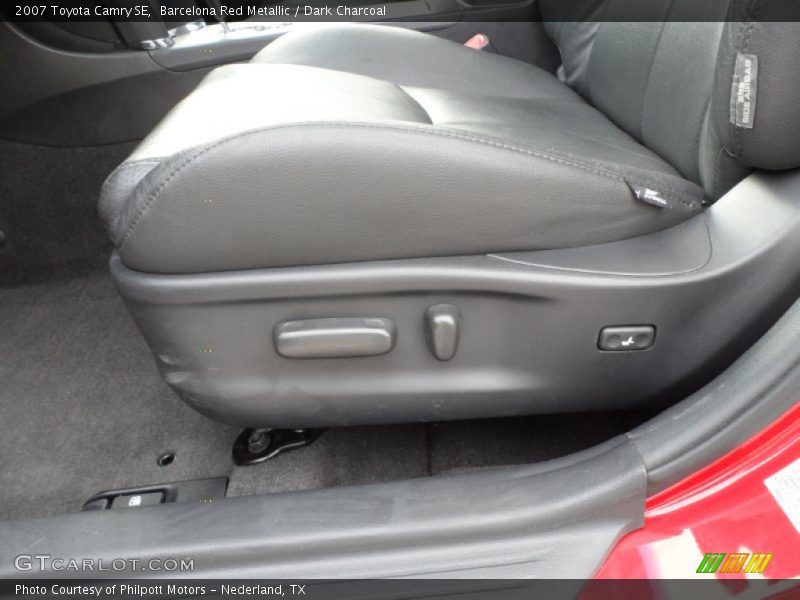 Barcelona Red Metallic / Dark Charcoal 2007 Toyota Camry SE